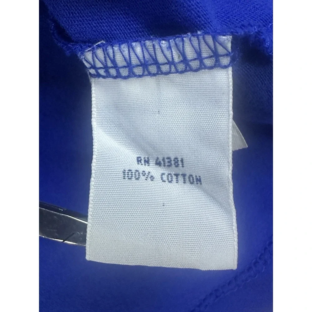 Polo Ralph Lauren Sailing Team Spell Out Tshirt Men's Size LT Blue Ocean Water